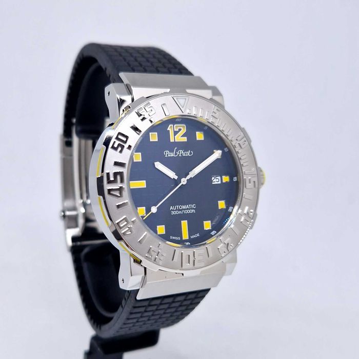 Promocja Paul Picot C-Type Plongeur Classic 43 mm P4118.SNGN.3012CM061