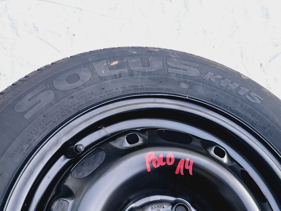 zapas koło zapasowe vw polo 4 5 skoda fabia rapid seat ibiza 185/60r14