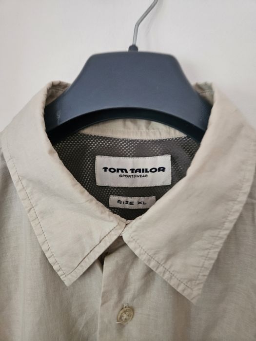 Tom Tailor piaskowa koszula sportswear fit & sport r XL