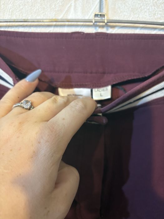 Bryczesy Spooks L bordowe