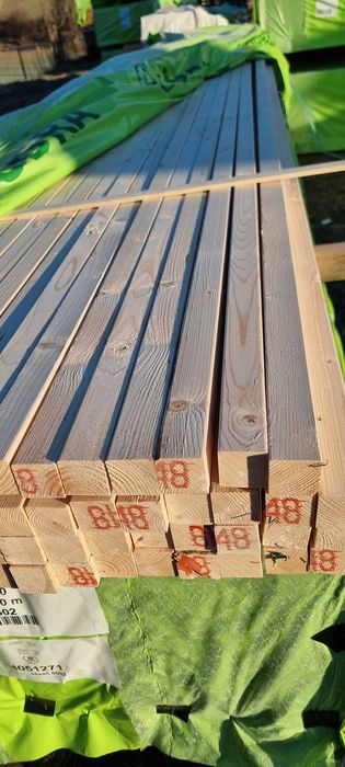 Łaty suche, strugane 38x63mm/34x45/45x45, skandynawskie!!!