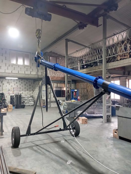 Шнековый погрузчик, винтовой конвейер, шнек зерна, секция 2 м, ф133 мм