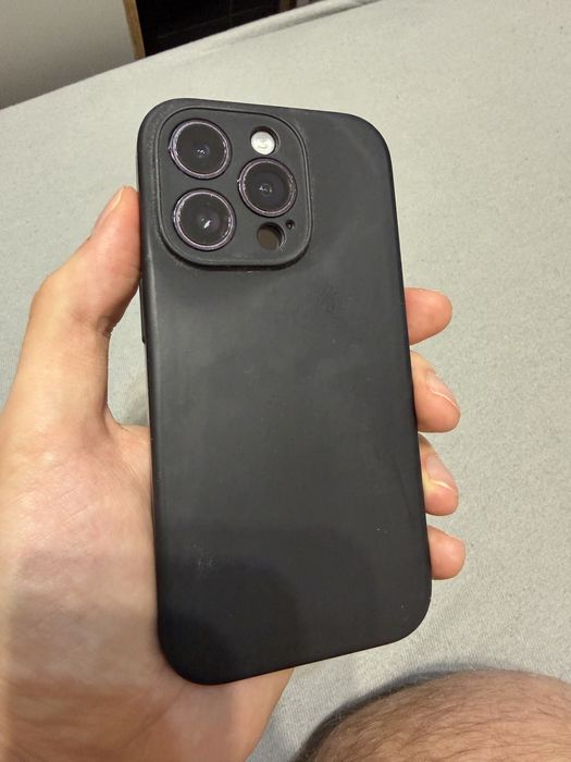 Smartfon Apple iPhone 14 Pro 128 GB fioletowy + etui + ładowarka