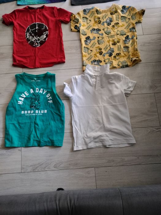 T-shirty chlopiece 128/134