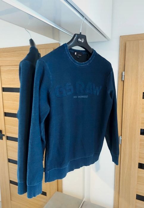 G-Star Raw sweter bluza męska roz L granatowa