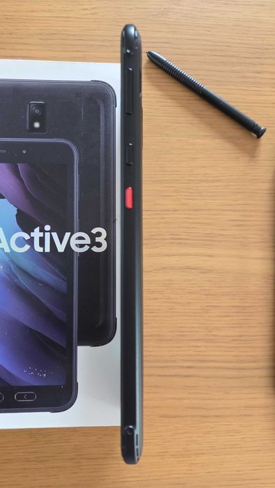 Tablet Samsung Galaxy Tab Active3 SM-T575 4G LTE telefon, smartfon, pudełko, rysik, etui, ODPORNY NA DZIECI :)