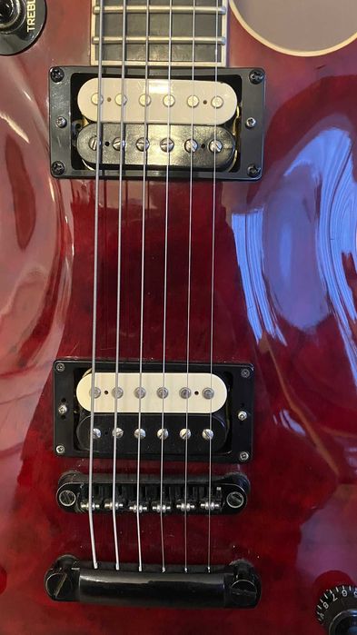 PAS Guitars Red Pearl baritone 2010 lutnicza EVH