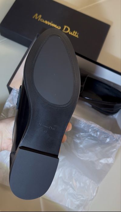 Лофери massimo dutti натуральна шкіра