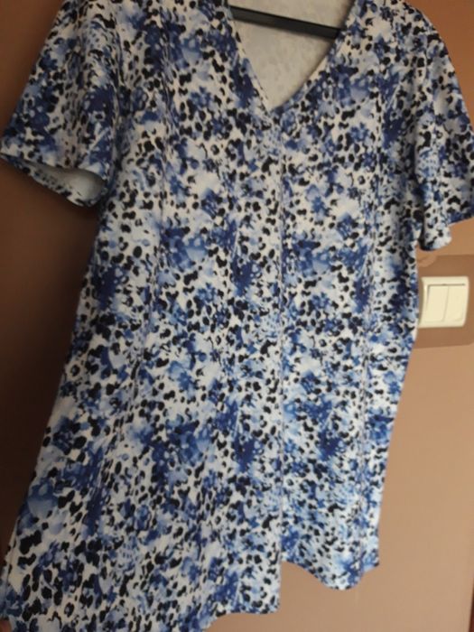 Dłuższa trapezowa bluzka tunika rozmiar 48/50/52 6XL
