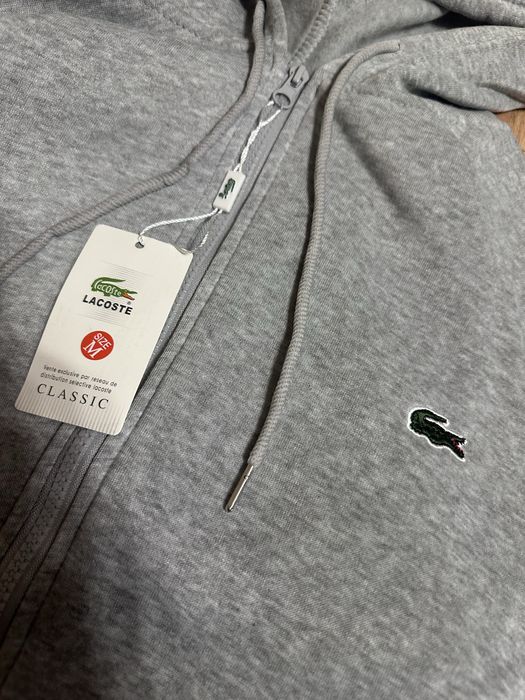 Szara bluza Lacosta