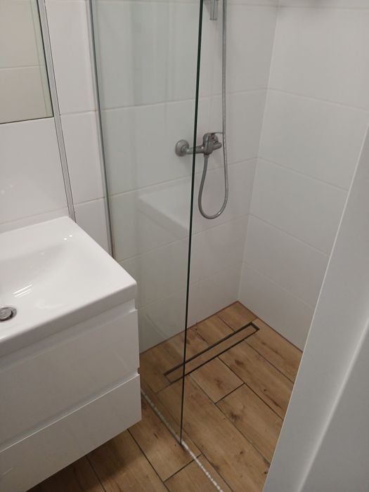 CERSANIT Ścianka kabiny prysznicowej WALK-IN MILLE chrom 50x200 szkło transparentne