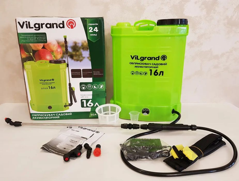 Опрыскиватель аккумуляторный Vilgrand 16л