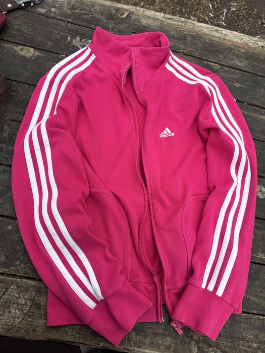 зіп худі адідас рожевий adidas pink y2k