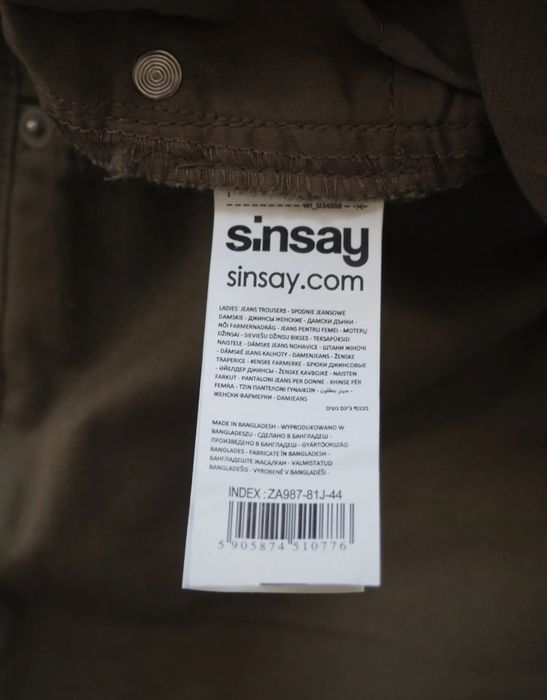 Damskie spodnie bojówki