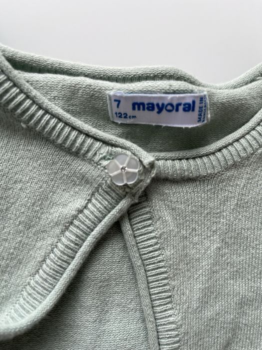 Casaco verde de malha