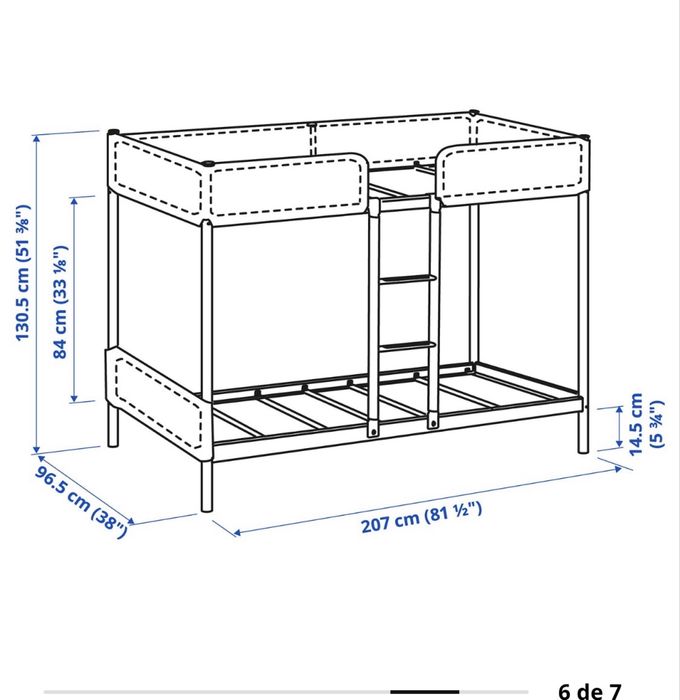 Beliche Tuffing _IKEA + 3 colchões