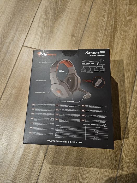 Słuchawki Genesis Argon 400 Czarne (NSG-0687)