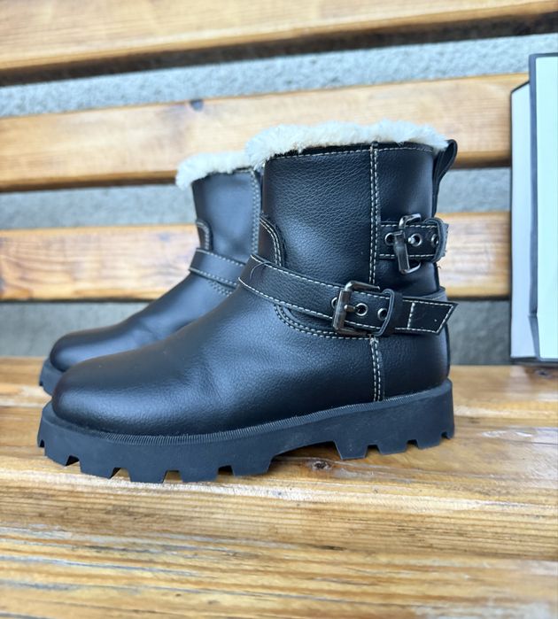Черевики для дівчинки Zara утеплені зима 26 розмір