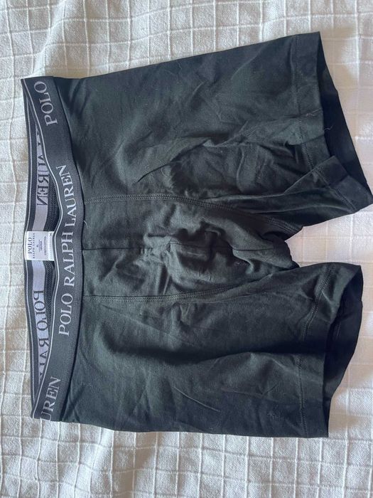 3 pares de boxers pretos ralph lauren XL novos