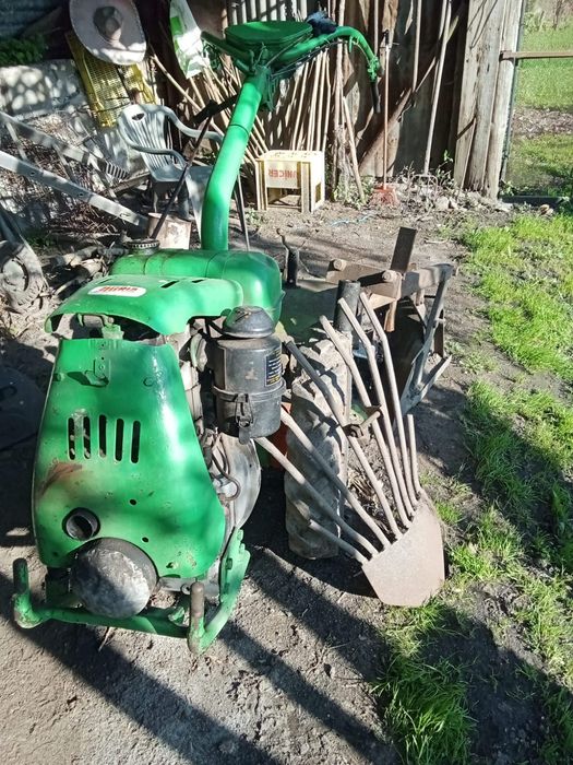 Motocultivador a gasólio, 1700. fresar arado arrancador