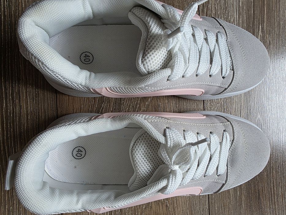 Szare sneakersy damskie jak nowe rozmiar 40