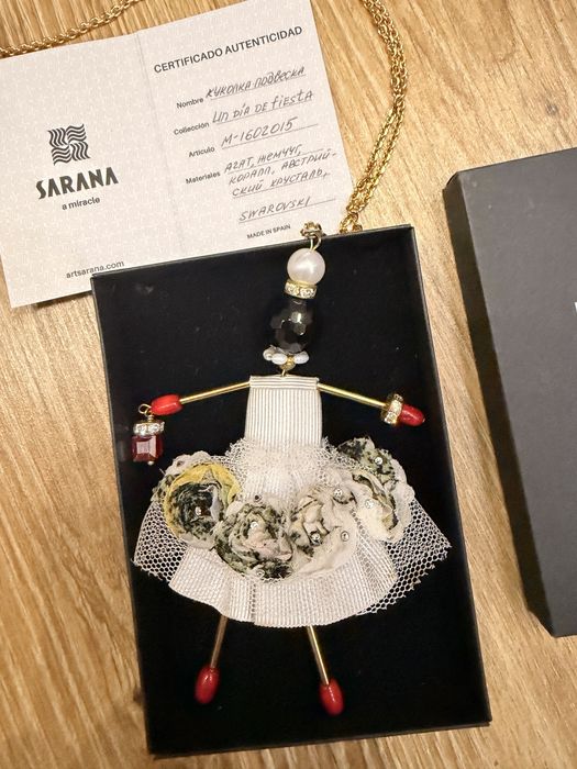 Дизайнерська підвіска-лялька SARANA (Іспанія) з сертифікатом