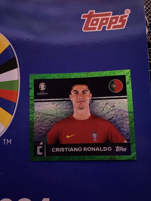 Cromo Cristiano Ronaldo Topps 2024