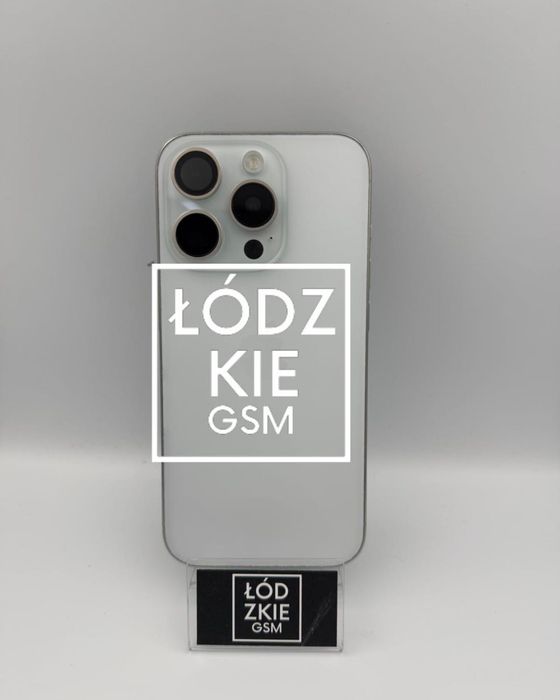 IPHONE 15 PRO 128GB WHITE BAT. 89% 2599 zł Łódzkie GSM Rzgowska 16