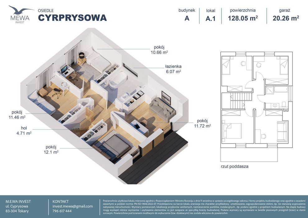 Nowoczesny dom w Tokarach Osiedle Cyprysowa