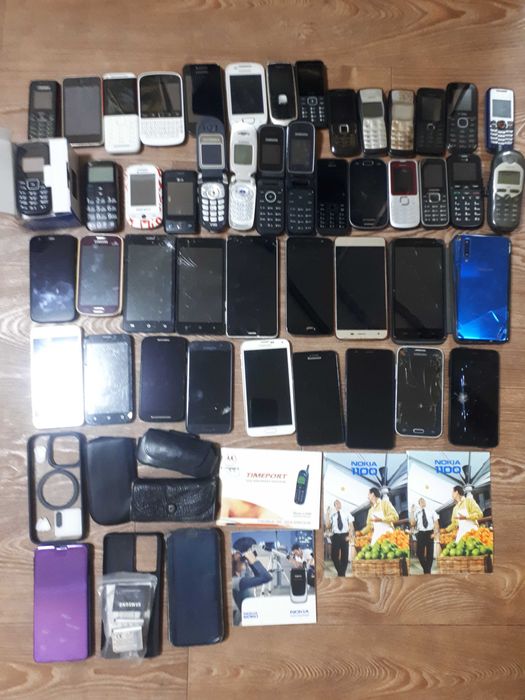 46 телефонов: Samsung, Siemens, Nokia, LG, Motorolla. Все в описании
