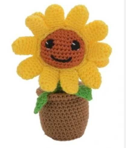 Crelando Zestaw do samodzielnego wykonania na szydełku Słonecznik