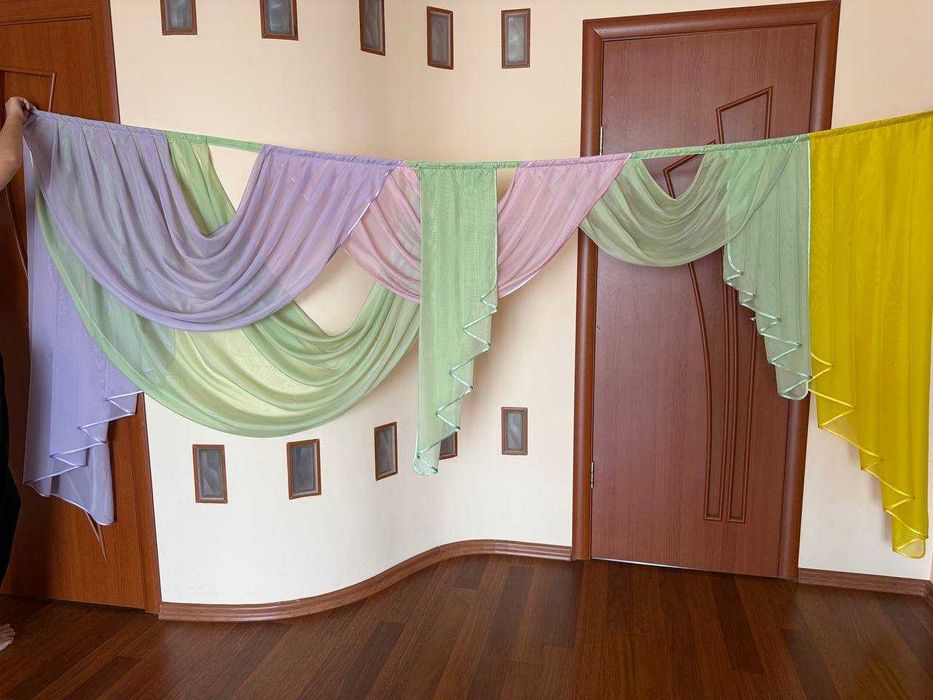 Продам штори, гардину та ламбрикен