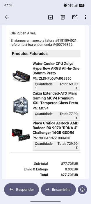 PC componentes  novos