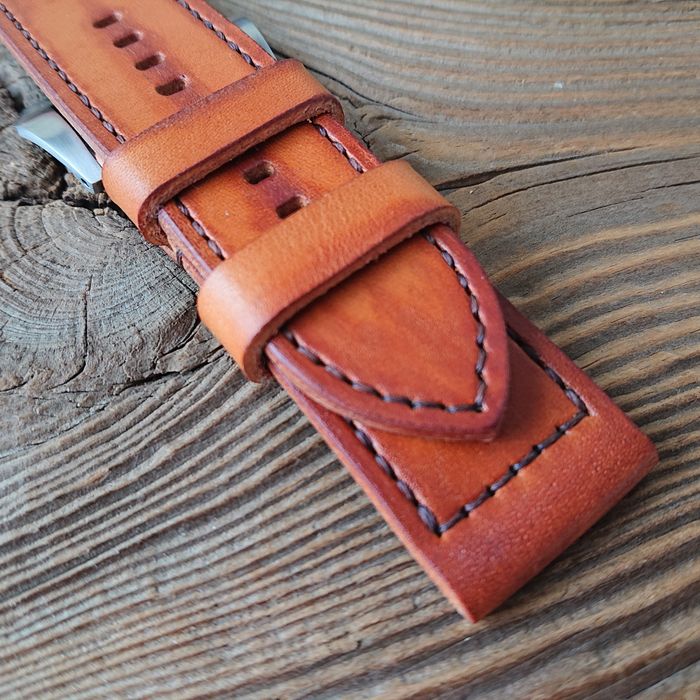 Pasek do zegarka Panerai 26 ręcznie robiony skóra naturalna handmade