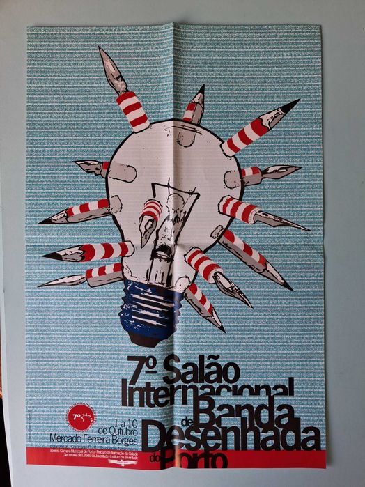 RAROS Cartazes / Posters gigantes de Festivais de Banda Desenhada.