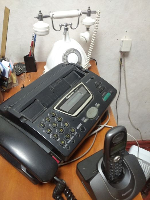 Телефон-факс, бездротовий телефон panasonic