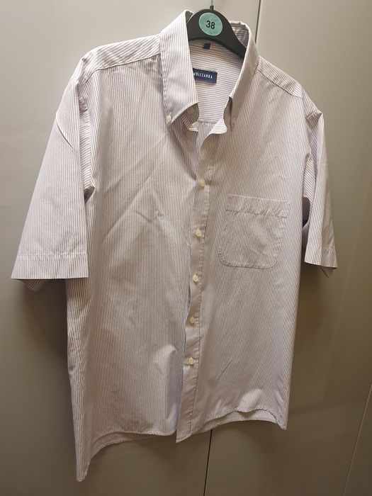 Koszula męska krótki rękaw 40 Wólczanka