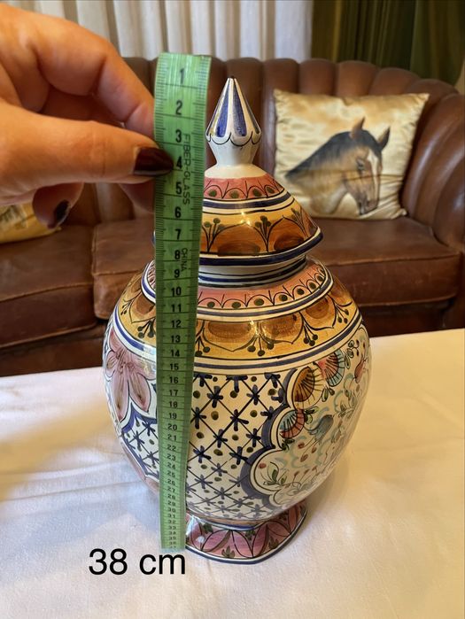 Pote de Cerâmica Artesanal e pintado à mão, Sec. XVII