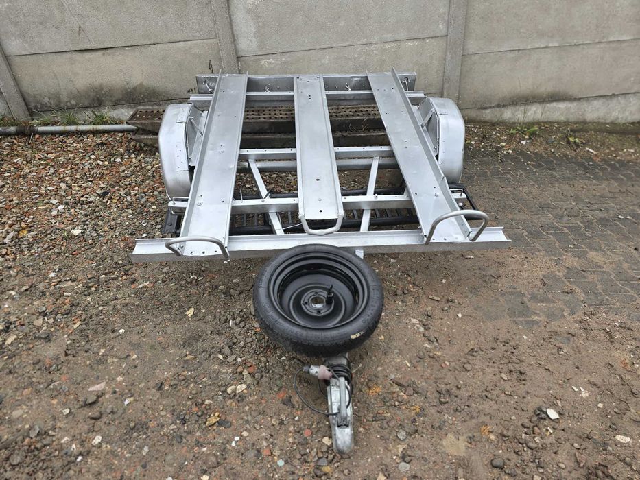 Przyczepka Lekka Wzmacniana Rej PL Do Transportu 3 dużych motocykli