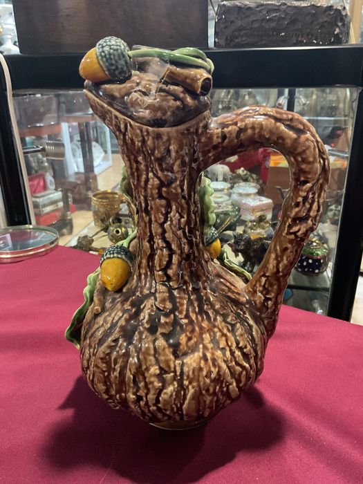 Jug palissy Caldas como nova alt,24 cm