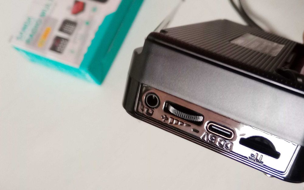 Mini rádio FM portátil Bluetooth, Mp3, usb, MicroSd