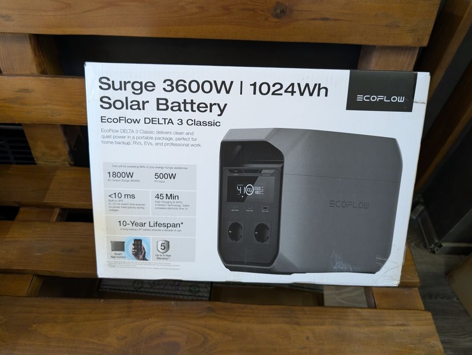 EcoFlow DELTA 3 Classic 1024Wh / 1800W
