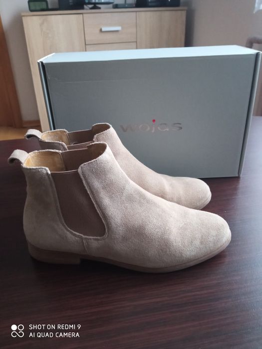 Wojas skórzane botki