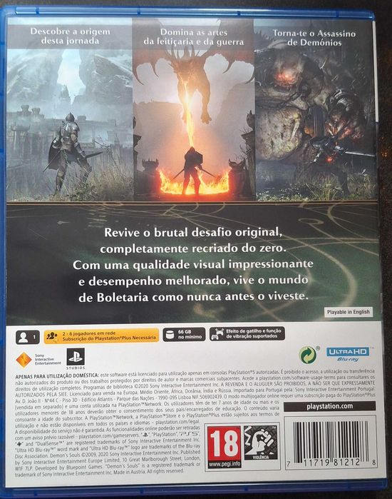 Jogo Demon's Souls PS5