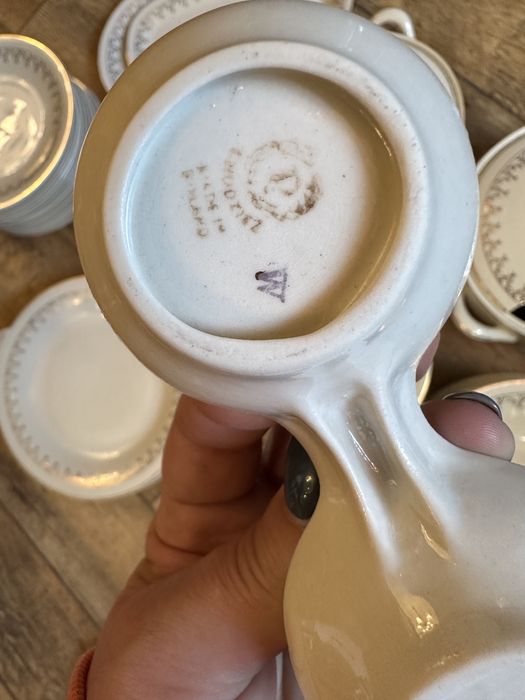 Serwis obiadowy Chodzież na 12 osob lata 60