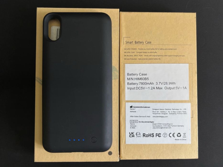Capa bateria Iphone XS max