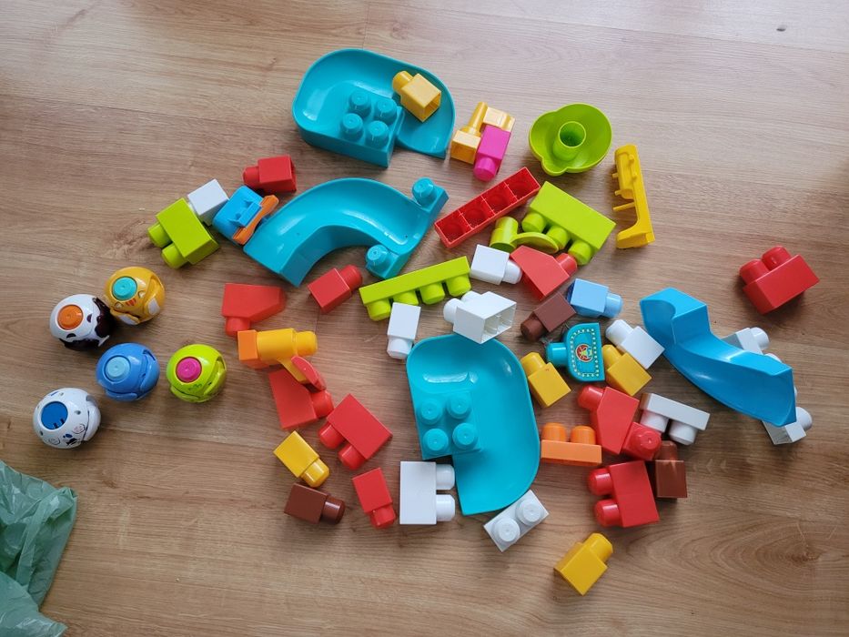 Mega blocks Dwie zjeżdżalnie