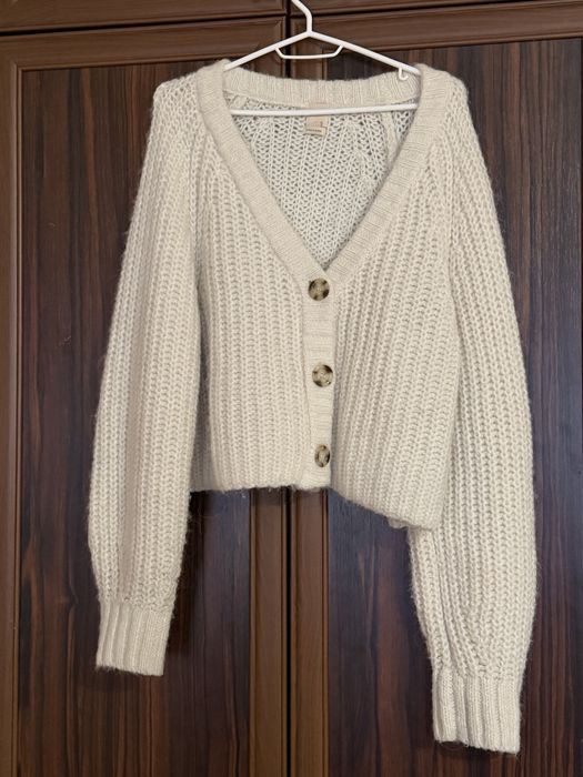 Кардиган вязаний H&M альпака
