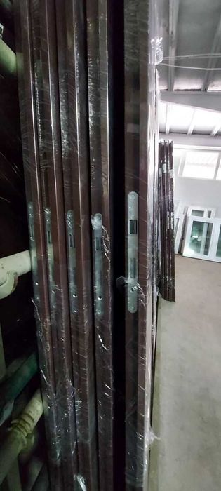 Skrzydło drzwiowe techniczne brąz 70 cm drzwi zewnętrzne