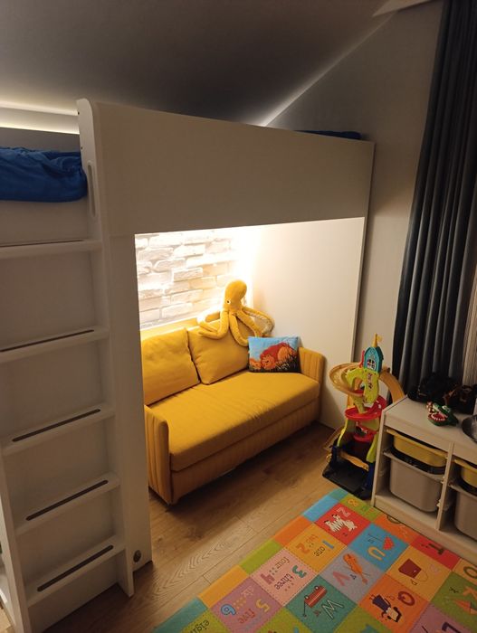 Sofa dziecięca  FRIDHULT skiftebo żółty Ikea